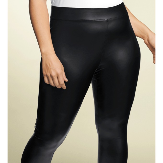 Jennifer Faux-Leather Legging, , large