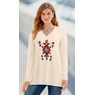 Shayanne Southwest Fringe T-Shirt, , large