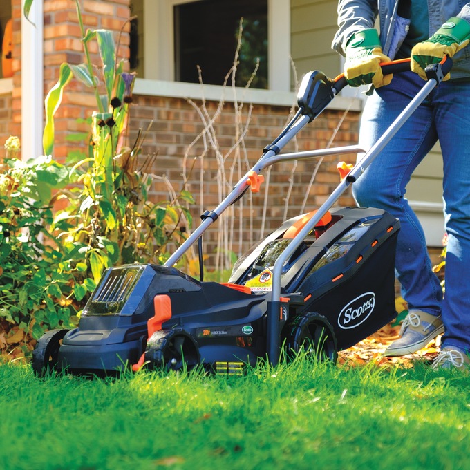 Scotts 20V MAX Lithium Ion 14-inch Mower, , large