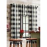 Buffalo Check Valance, Black, large