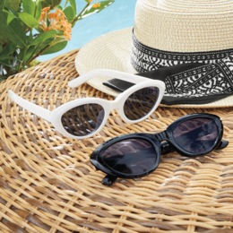 Retro Cat-Eye Sunglasses, , large