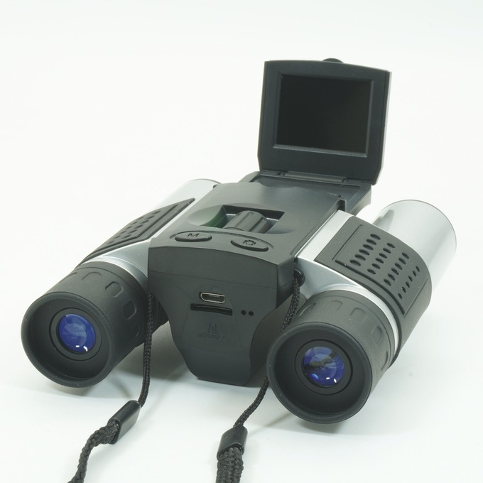 Binoculars with Digital Camera, Black, large