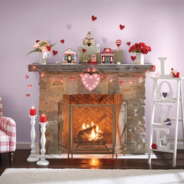 Ladder Shelf and Decorative Love Letters Art - Buy Both and Save, , large