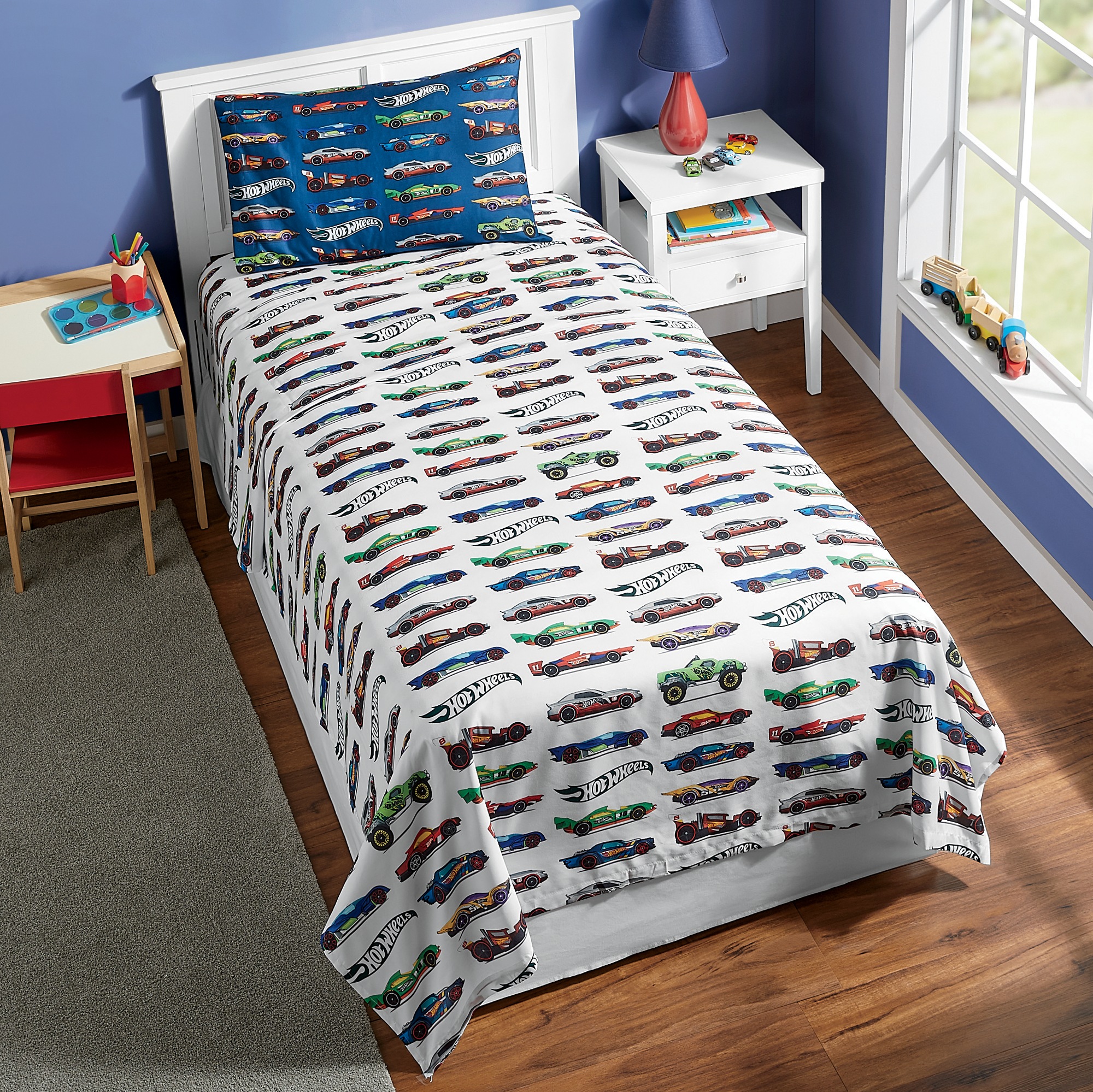 hot wheels comforter