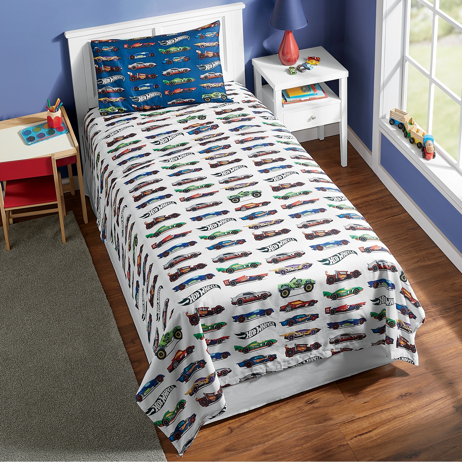 Hot Wheels Bedroom Set Multi Color Comforters Duvets For Kids Teens