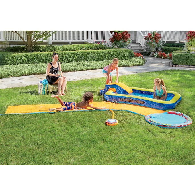 Aqua Drench 3 In 1 Splash Park By Banzai Montgomery Ward