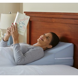 Deluxe Space Saver Bed Wedge with Memory Foam, , large