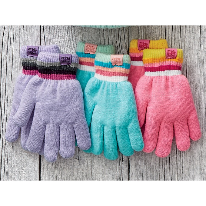 3-Pack of Knit Gloves, , large