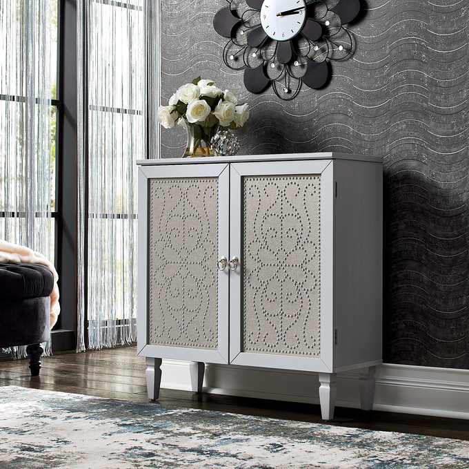 Spiral Nailhead Cabinet, , large