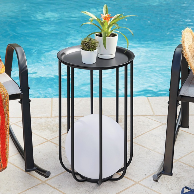Solar LED Plant Stand/Table, , large