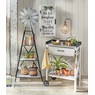 Galvanized Metal Windmill, , large