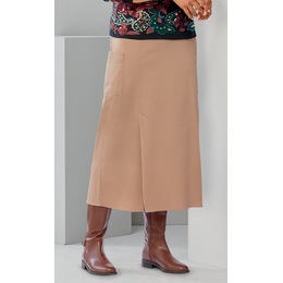 Cotton Cargo-Pocket Skirt, , large