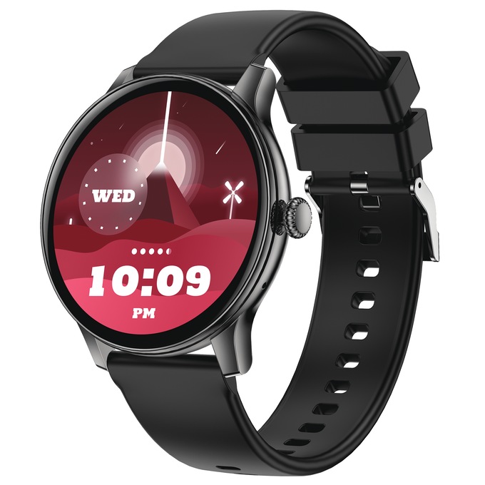 IG Round Smartwatch, Black, large