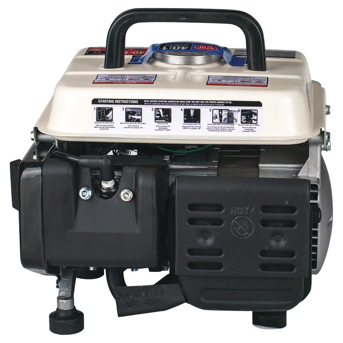 Pulsar 1200W/900W 2-Stroke Gas Generator, Black, large
