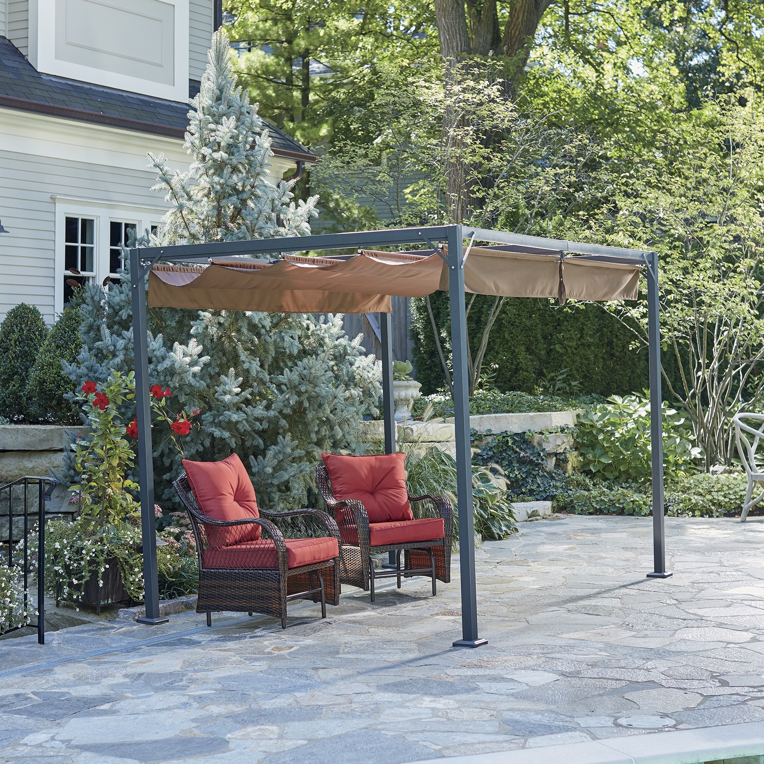 Retractable Awning Gazebo Montgomery Ward