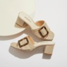 Linen Buckle Slide, , large