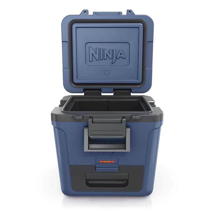 Ninja FrostVault 30-Quart Wheeled Cooler with Dry Zone, Blue, large