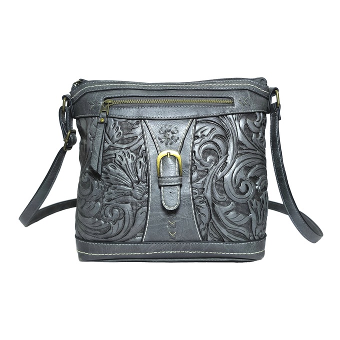 Baldwin Women's Crossbody, Charcoal, large
