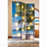 Lit Reversible Beach Views Room Screen, Multi, large