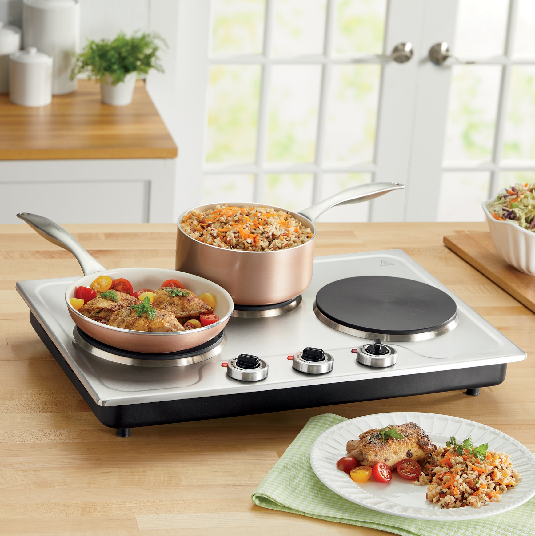 46 inch cooktop electric