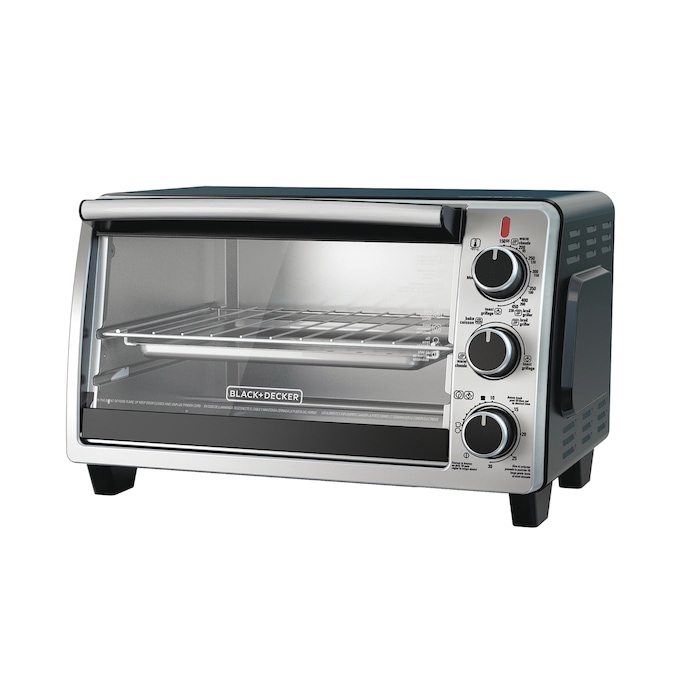 Black+Decker 6-Slice Convection Toaster Oven, Stainless Steel, large