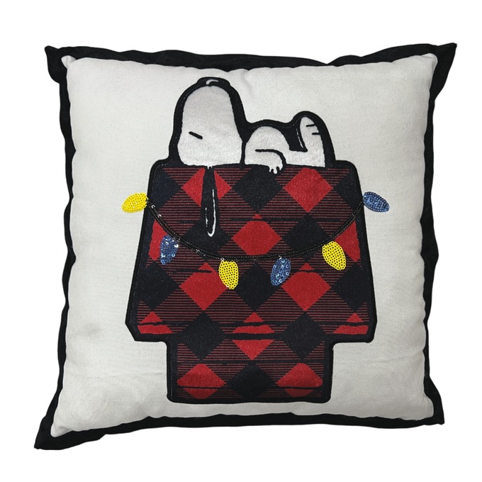 Peanuts Festive Snoopy Accent Pillow, , large