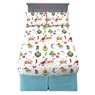 No Boxes & Bags Grinch Flannel Sheet Set, Multi, large