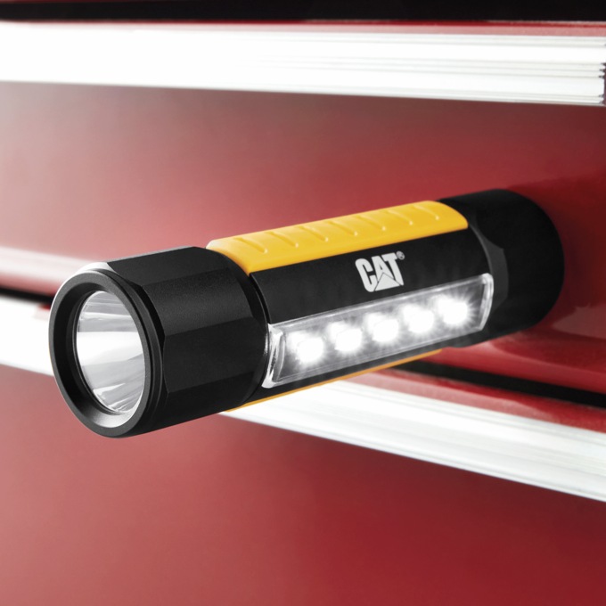 Cat Dual-Beam Tactical Flashlight/Floodlight, Aluminum, , large