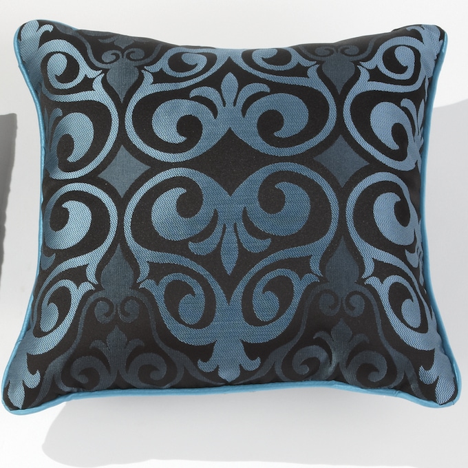 Kismet Luxury Woven Jacquard Square Accent Pillow, , large