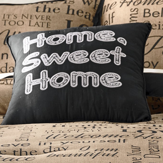 Home Sweet Home Decorative Pillow Montgomery Ward