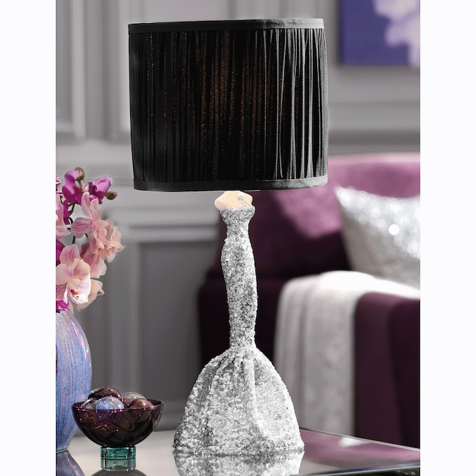 Sequin Mannequin Table Lamp, , large