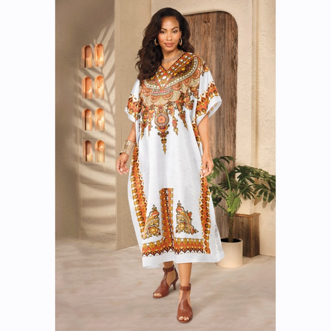 Goddess 3 Long Women's Caftan, , large