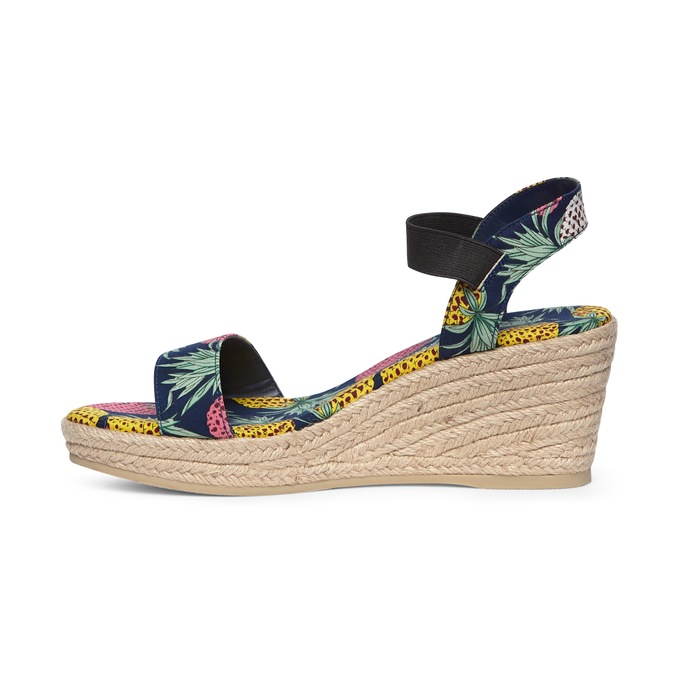 Monroe and Main Print Espadrille Sandal, , large