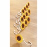 Set of 12 Sunflower Shower Curtain Hooks, , large