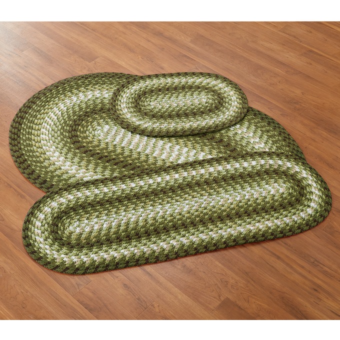 Reversible Heritage Braided Rugs, , large