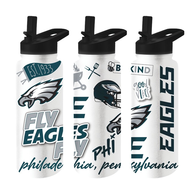 NFL Native Logo Water Bottle, , large
