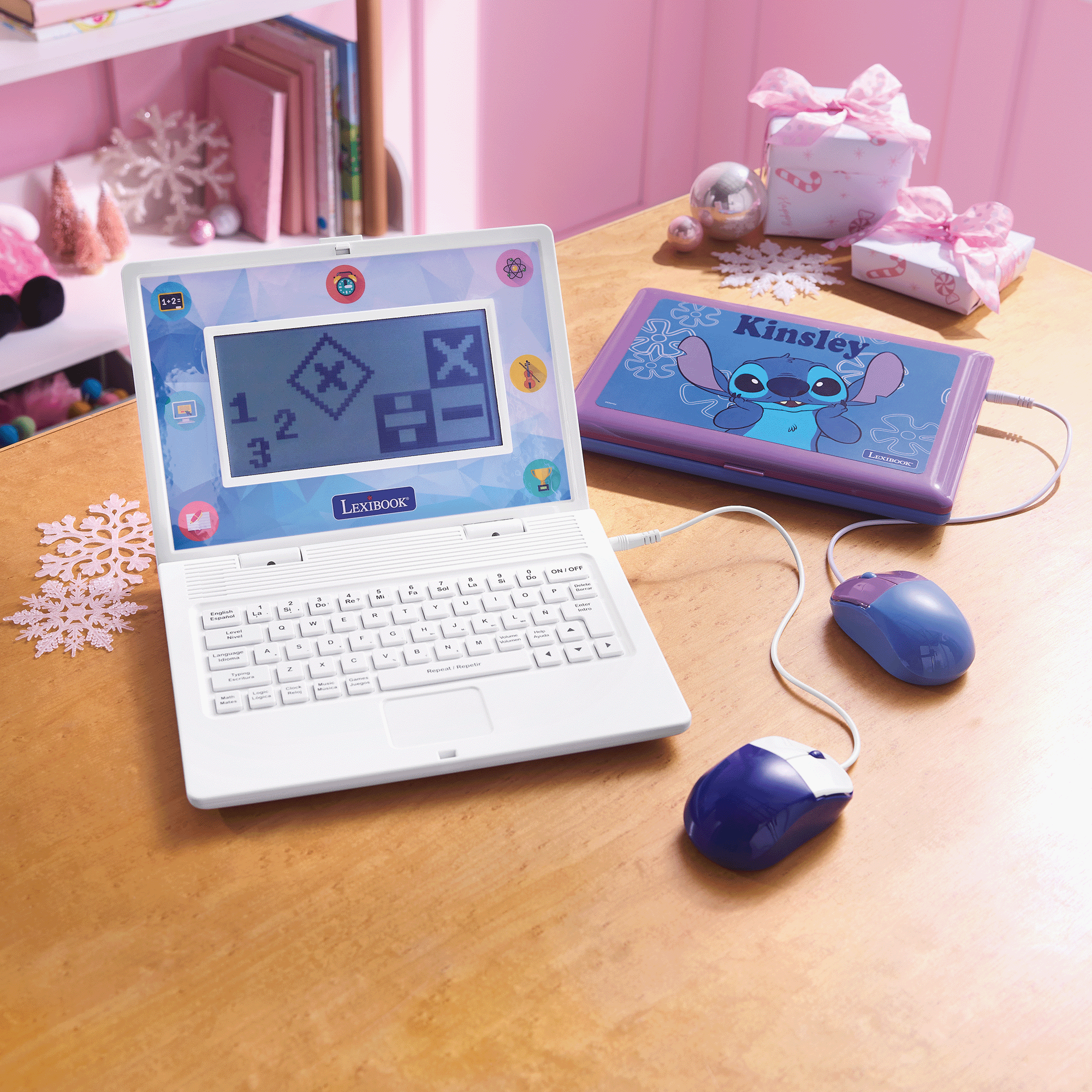 Personalized 6.7" Bilingual Activity Laptop, , large