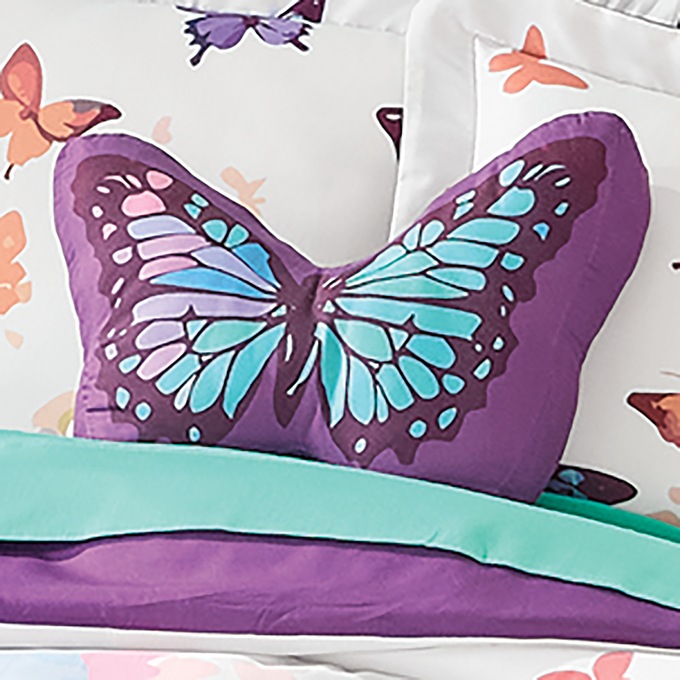 Tiffany Butterfly Decorative Pillow, , large
