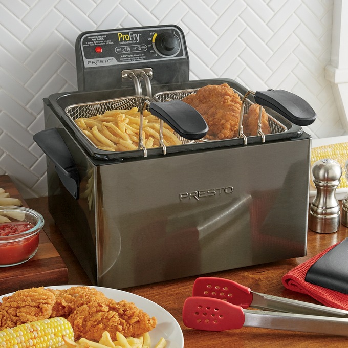Presto 12 Cup Dual Basket Pro Fry Deep Fryer Montgomery Ward