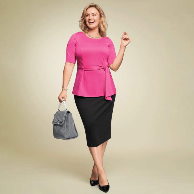 Ellasandra Pencil Skirt, , large