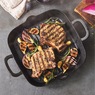 Bobby Flay by GreenPan 11" Cast Iron Square Grill Pan, , large