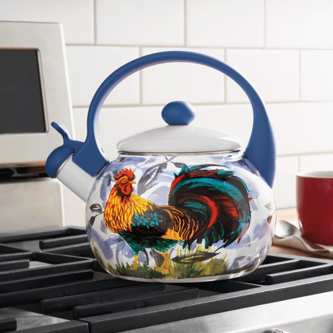 Rooster Whistling Tea Kettle, , large