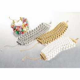 Multi-Strand Bead Bracelet, , large