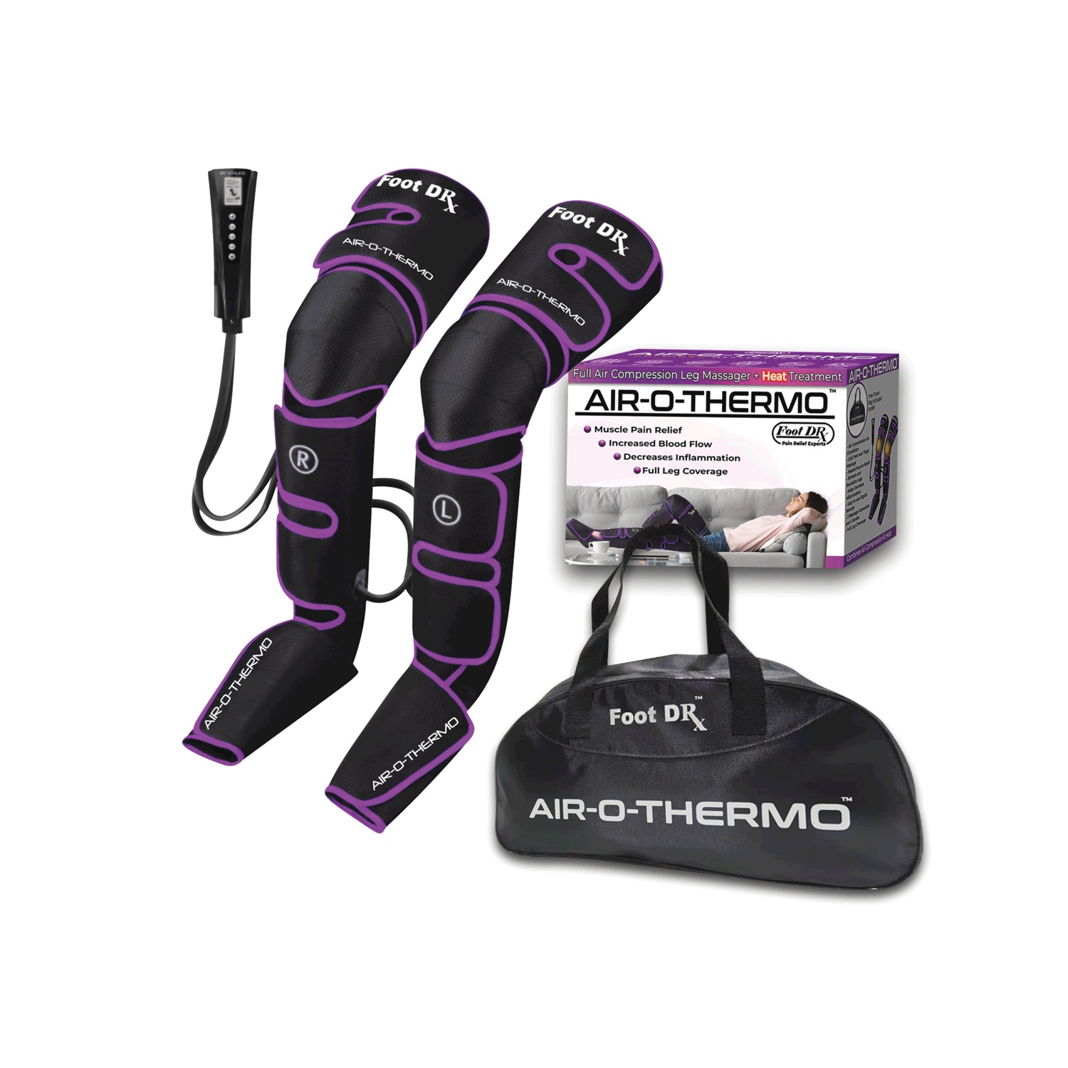 Air-O-Thermo Cordless Heated Leg Massager | Montgomery Ward