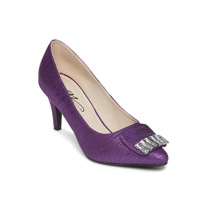 Midnight Velvet Blaire Pump, Purple, large