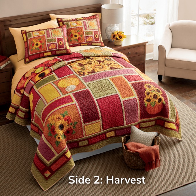 Reversible Holiday Quilt, , large
