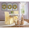 Gingham Check Dining Chair Cover with Ties, , large