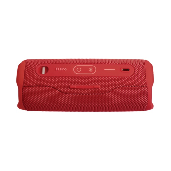 JBL Flip 6 Portable Bluetooth Speaker, Red, large