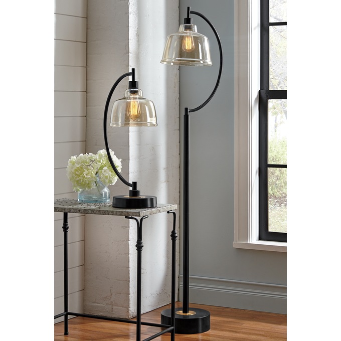 Farmhouse Table and Floor Lamp, , large