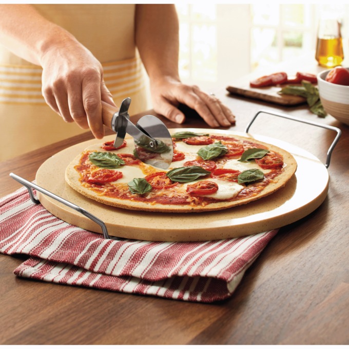 Pizza Stone & Cutter Set, , large